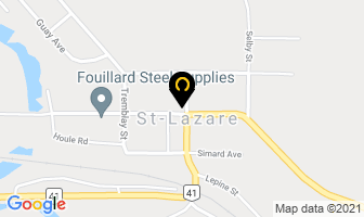 St Lazare Athletic Association in St-lazare map
