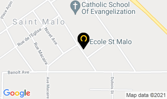 St Malo School in Saint Malo map