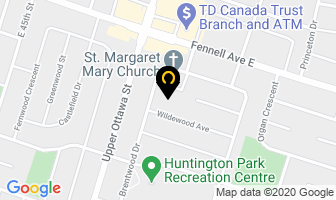St Margaret Mary Catholic Elementary School in Hamilton map