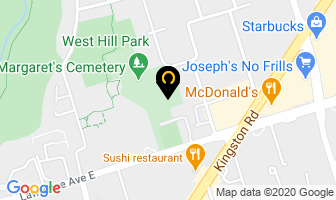St Margaret's Cemetery Board in Orillia map