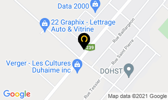 St-Martin Roger in Drummondville map
