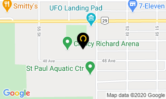 St Paul Municipal Library in Armstrong map