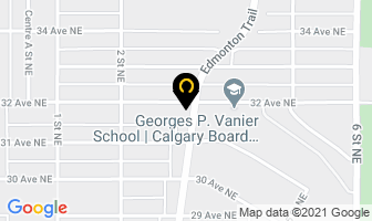 St Paul Villa in Calgary map
