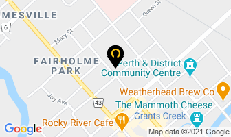 St Paul's United Church in Perth map