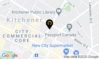 St Peter's Lutheran Church in Kitchener map