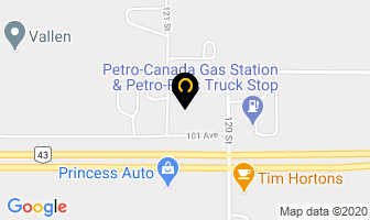 Stahl Peterbilt Inc in Grande Prairie map