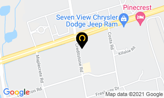 Stan Tire Specialist in Vaughan map