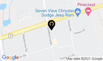 Stan Tire Specialist in Vaughan map