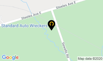 Standard Auto Wreckers in Orillia map