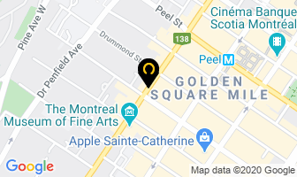Standard Life in Montreal map