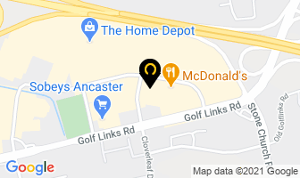 Staples Meadowland Square in Hamilton map