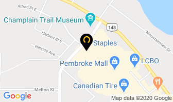 Staples Pembroke Mall in Pembroke map