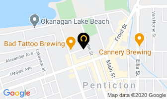 Star Uniform & Linen Laundry Service in Penticton map