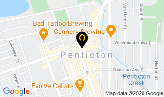 Starbucks in Penticton map