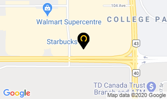 Starbucks in Grande Prairie map