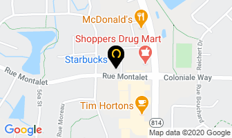Starbucks in Beaumont map