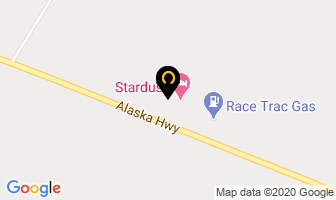 Stardust Motel in Haines Junction map