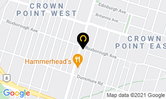 Stardust Records in Hamilton map