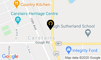 Starfire Autobody in Carstairs map