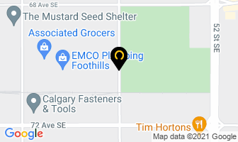 Starline Overseas Moving Call in Calgary map