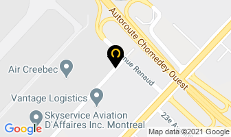 Starlink Aviation in Dorval map