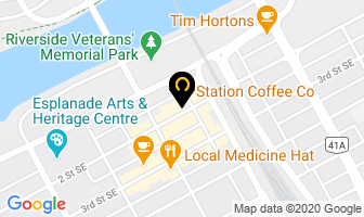 Station Coffee Co in Medicine Hat map