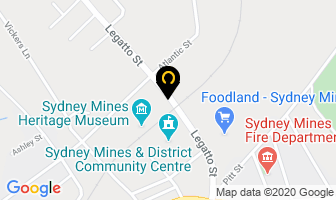 Station Dairy in Sydney Mines map