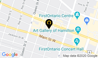 Staybridge Suites Hamilton-Downtown in Hamilton map