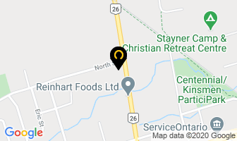Stayner Dental Centre in Stayner map