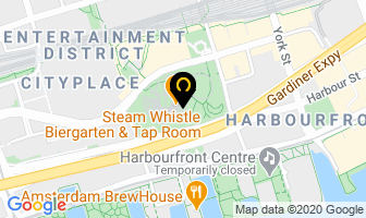 Steam Whistle Brewing in Orillia map