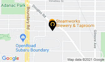 Steamworks Brewing Coopen Brewery in Burnaby map