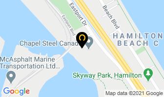 Steelcare Inc in Hamilton map