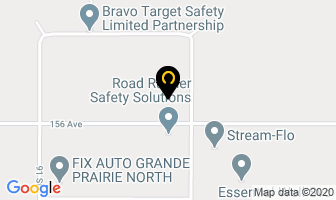 Steelmax Processing in Grande Prairie map