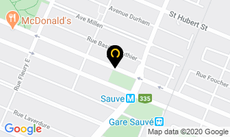 Stephane Bisson Avocat in Montreal map