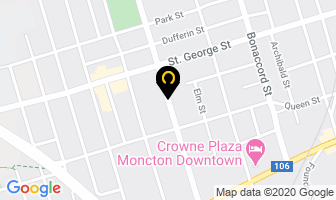 Stephane G Brun Pc Lawyer in Moncton map