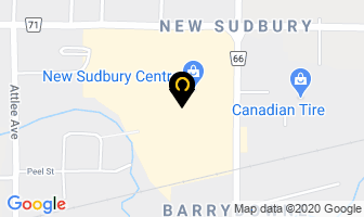 Stephanie Leroux Optometrist in Sudbury map