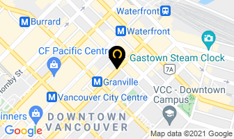 Stepwest Work & Travel in Vancouver map