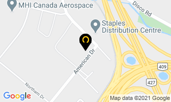 Sterling Logistics in Mississauga map
