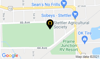 Stettler Agricultural Society in Stettler map