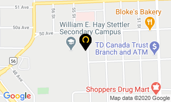 Stettler Veterinary Clinic Ltd in Stettler map