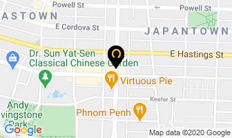 Steve W K Woo Notarial Corp in Vancouver map