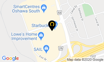 Stevenson Dental Care in Oshawa map