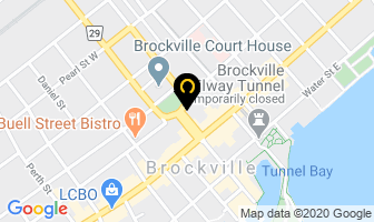 Stewart Corbett in Brockville map