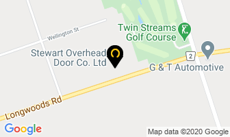 Stewart Overhead Door Co Ltd in Delaware map