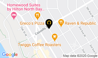 Stewart S Dr in North Bay map