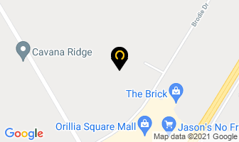 Stewart's Aggregate Depot in Orillia map