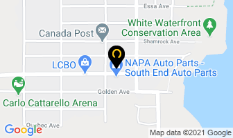 Stinson Funeral Home in Steinbach map