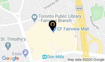 Stitch It Fairview Mall in Orillia map