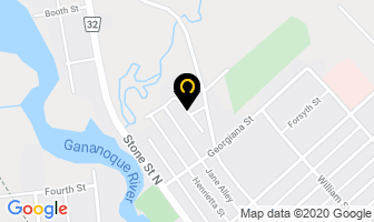 Stocking Hill Apts in Gananoque map