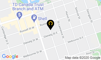 Stoddart Funeral Home in Lindsay map
